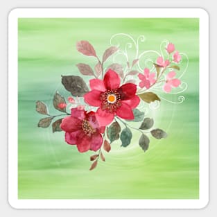 Flower Burst Sticker